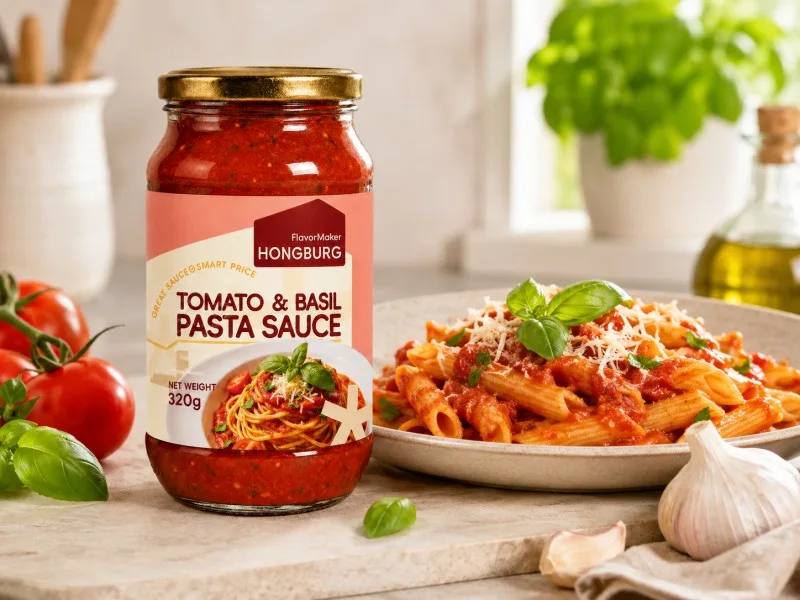 Molho Clássico de Macarrão Marinara de Tomate para Pratos de Massa