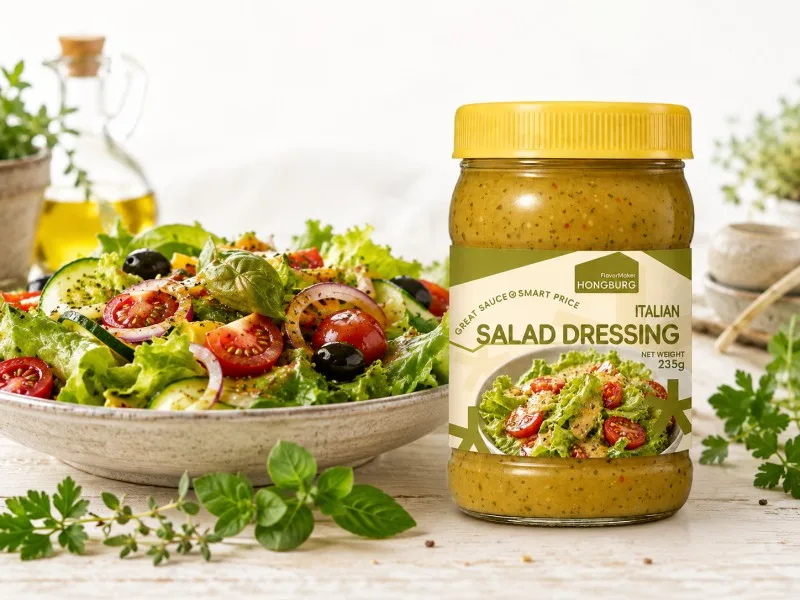 Molho Italiano para Salada de Ervas com Sabor Rico