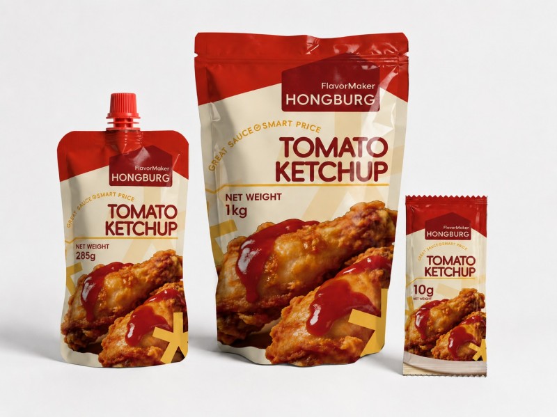 Ketchup de Tomate em Sachê