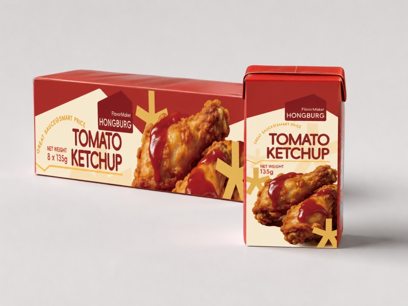 Ketchup de tomate em Tetra Pak